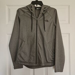 The North Face Heather Gray Zip-Up Jacket